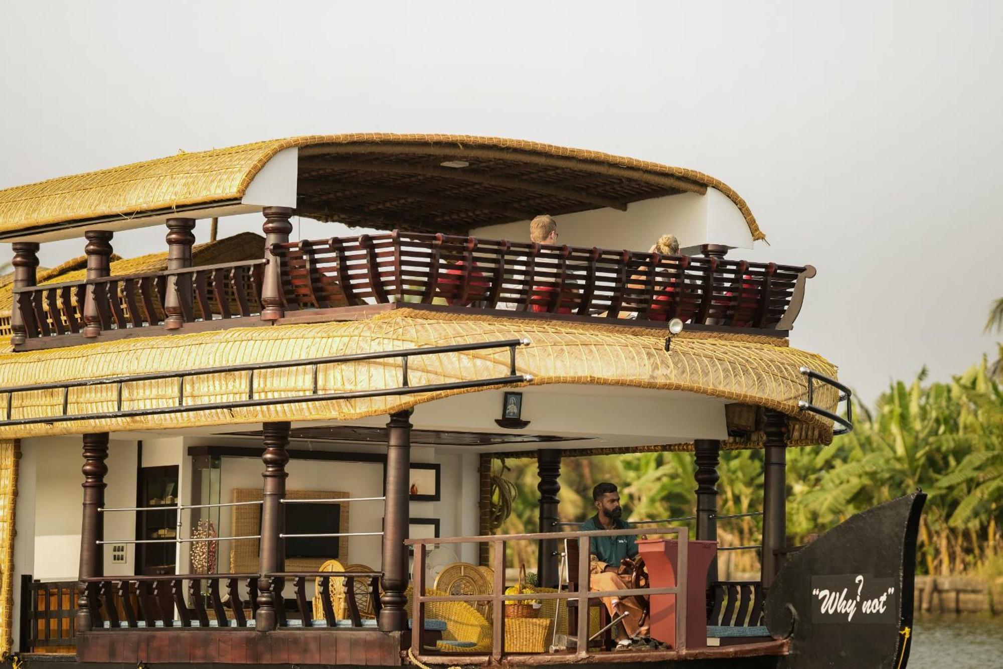 Why Not Houseboat Hotell Alappuzha Eksteriør bilde